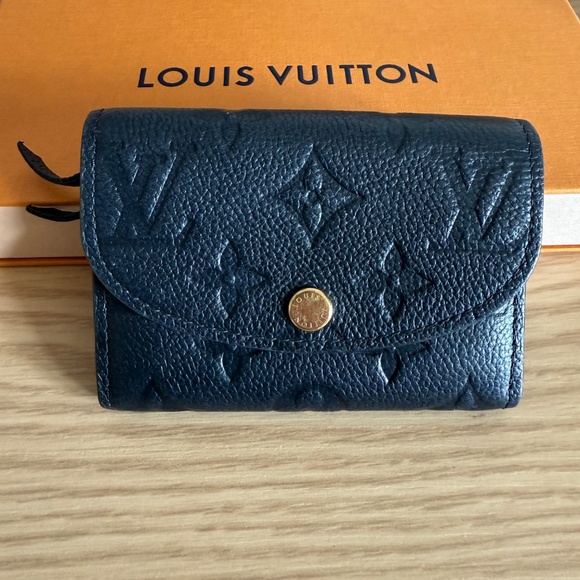 Louis Vuitton Rosalie Coin Purse Empreinte Leather Noir - Picture 11 of 11